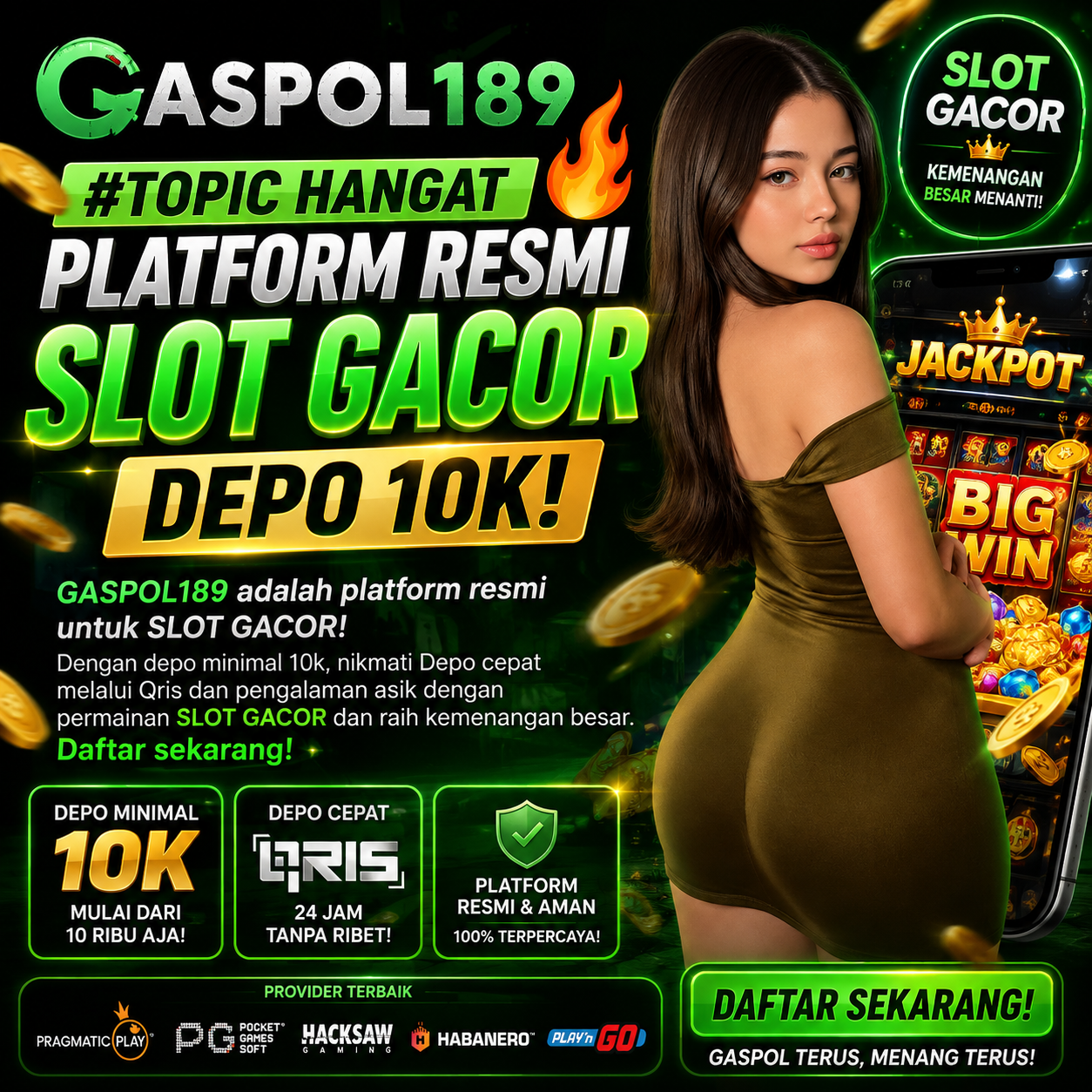 GASPOL189 # Topic Hangat Platform Resmi SLOT GACOR Depo 10k!